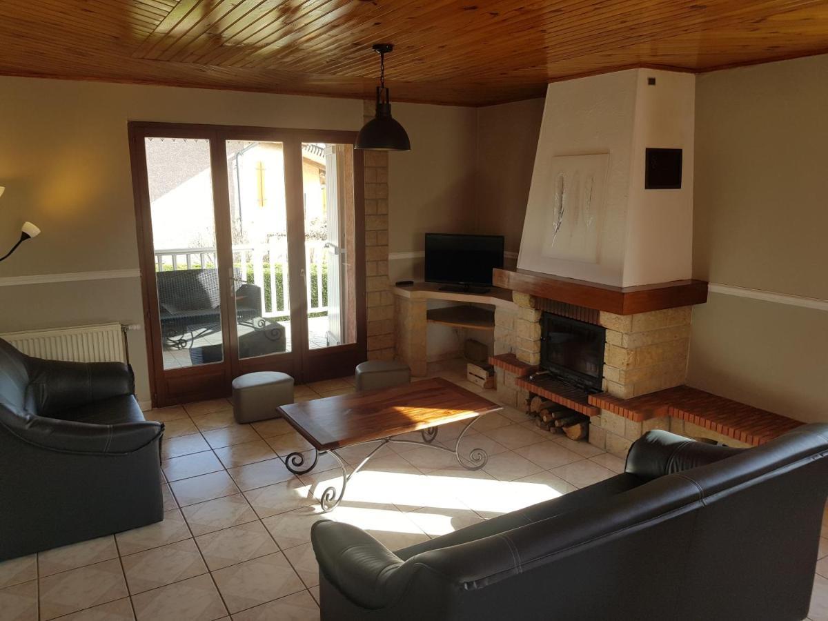 Grand Avec Cheminee Dans Maison, Parking Gratuit Mionnay